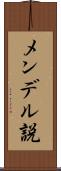 メンデル説 Scroll