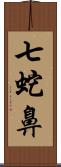 七蛇鼻 Scroll