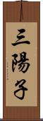 三陽子 Scroll