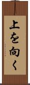 上を向く Scroll