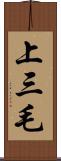 上三毛 Scroll