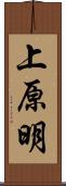 上原明 Scroll