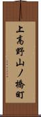 上高野山ノ橋町 Scroll