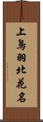 上鳥羽北花名 Scroll