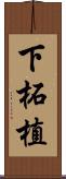 下柘植 Scroll