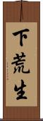 下荒生 Scroll