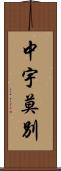 中宇莫別 Scroll