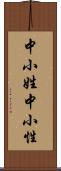 中小姓;中小性 Scroll