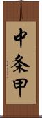 中条甲 Scroll