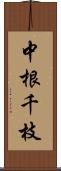 中根千枝 Scroll