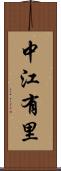 中江有里 Scroll