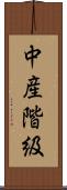中産階級 Scroll
