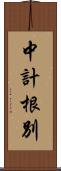 中計根別 Scroll