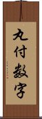 丸付数字 Scroll