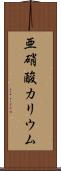 亜硝酸カリウム Scroll