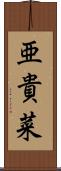 亜貴菜 Scroll