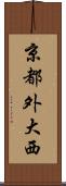 京都外大西 Scroll