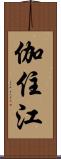 伽住江 Scroll