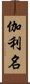 伽利名 Scroll