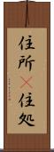 住所(P) Scroll