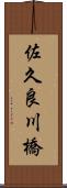 佐久良川橋 Scroll
