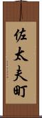 佐太夫町 Scroll