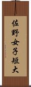 佐野女子短大 Scroll
