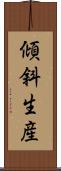 傾斜生産 Scroll