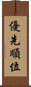優先順位 Scroll