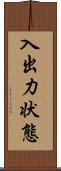 入出力状態 Scroll