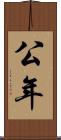 公年 Scroll