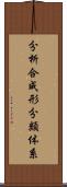 分析合成形分類体系 Scroll