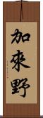 加來野 Scroll