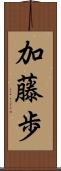 加藤歩 Scroll