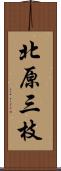 北原三枝 Scroll
