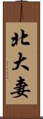 北大妻 Scroll