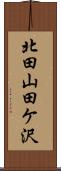 北田山田ケ沢 Scroll