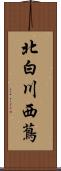 北白川西蔦 Scroll