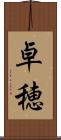卓穂 Scroll