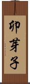 卯芽子 Scroll