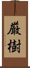 厳樹 Scroll