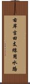 右岸吉田支線用水路 Scroll