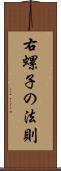 右螺子の法則 Scroll