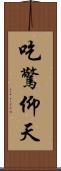 吃驚仰天 Scroll