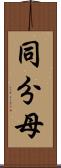 同分母 Scroll