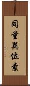 同量異位素 Scroll