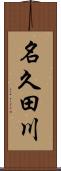 名久田川 Scroll