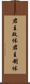 君主政体 Scroll
