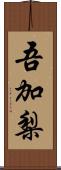 吾加梨 Scroll