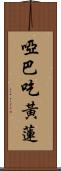 啞巴吃黃蓮 Scroll